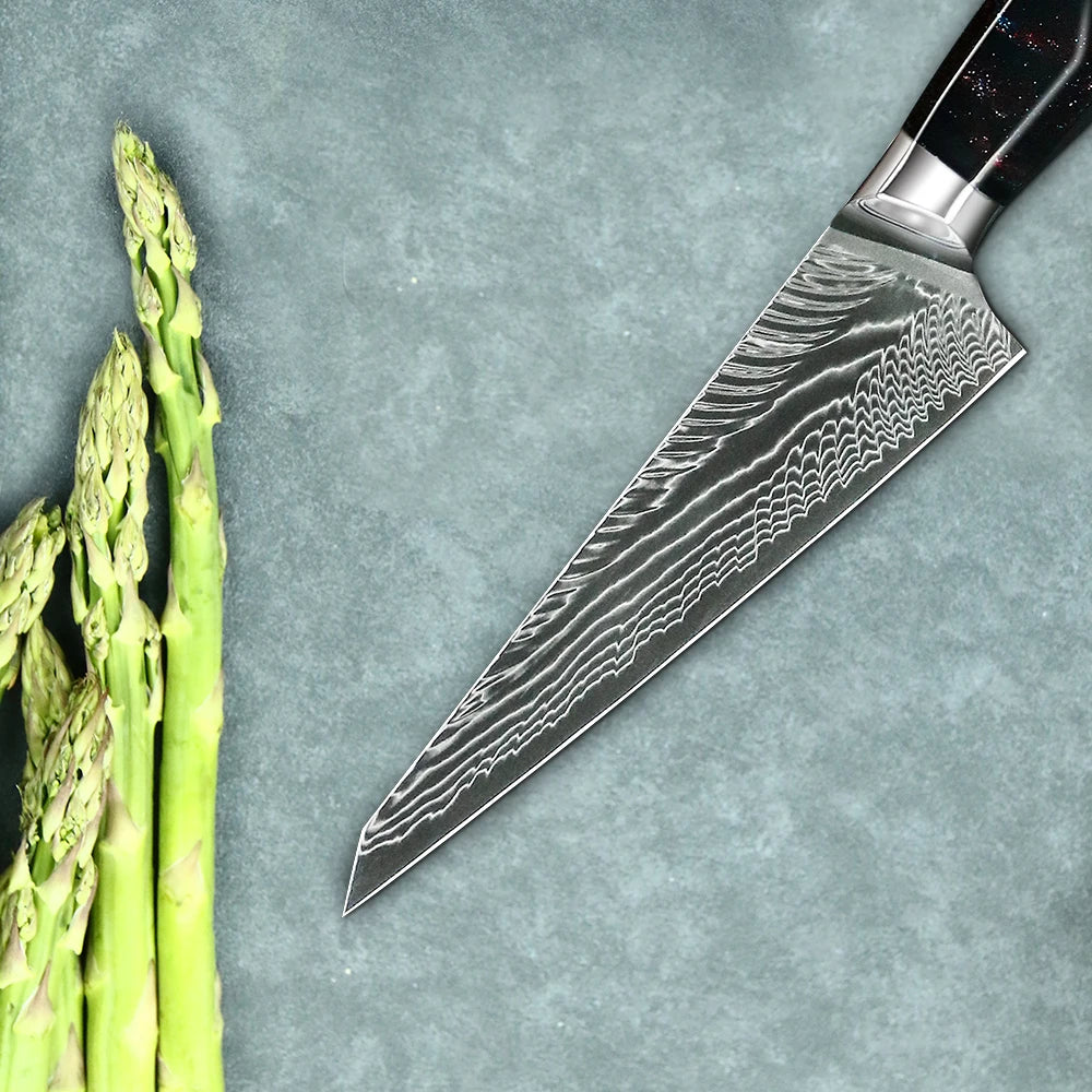 Cuchillo #6" Utility, Mango de resina de arena movediza