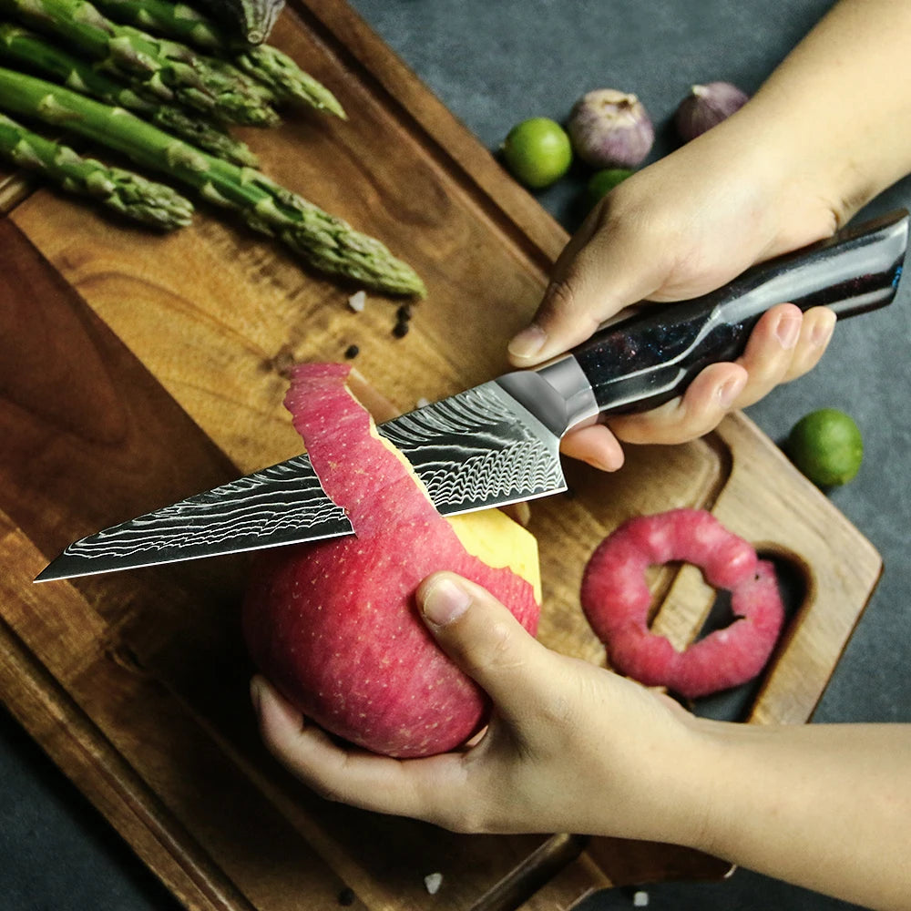 Cuchillo #6" Utility, Mango de resina de arena movediza