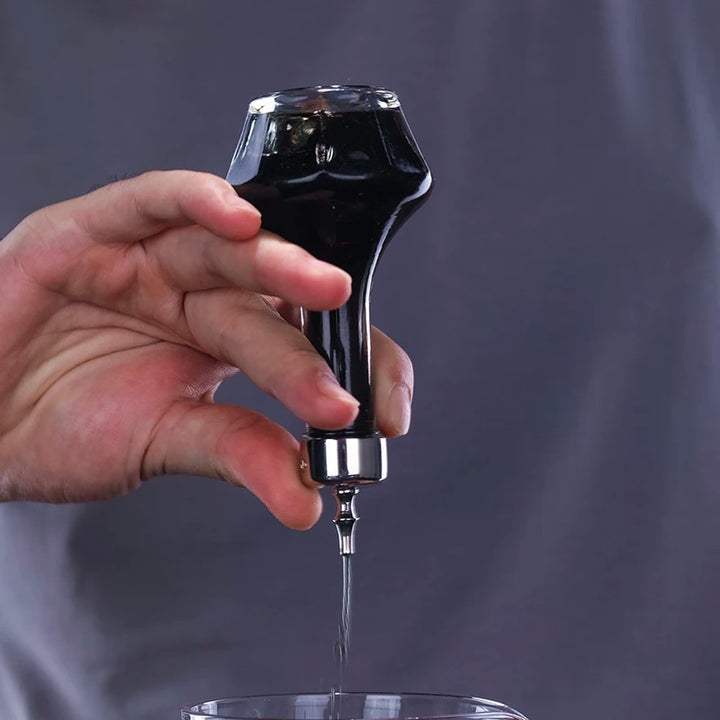 Bitero de vidrio amarga con Dash Top, 90ml silver.