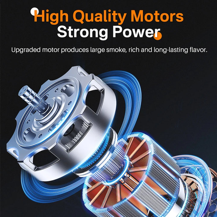 Kit Portátil para Ahumar Cócteles, color Black