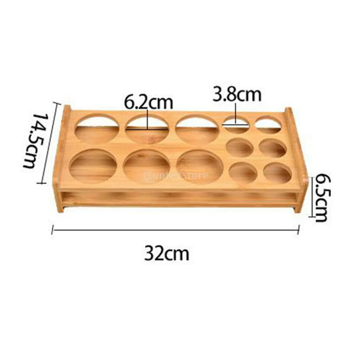 Kit Soporte de madera para vasos 12 vasos chupito de 1/2oz.