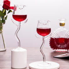 Cargar imagen en el visor de la galería, Rose Shaped Dessert Wine Glasses150ml (SET X 6)