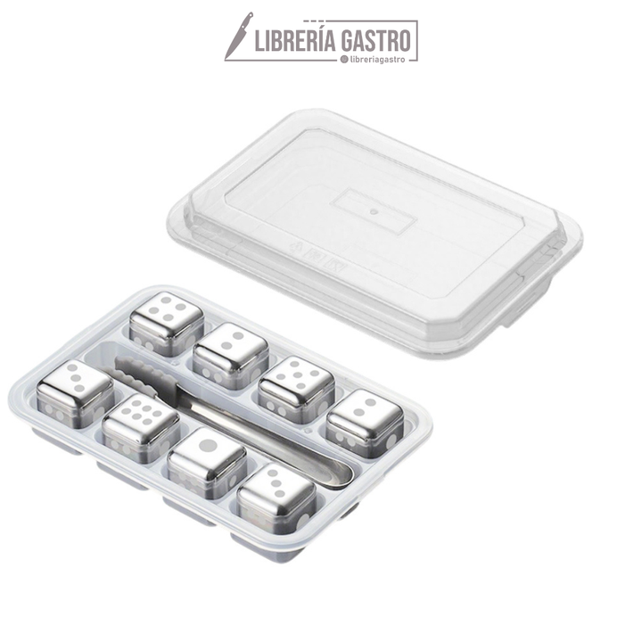 Kit 8 Cubos + Pinza de Metal de acero inoxidable 304.