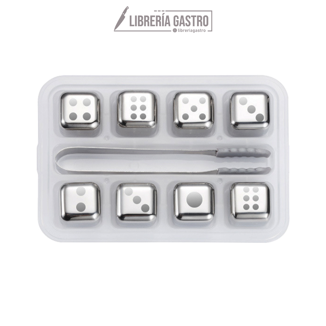 Kit 8 Cubos + Pinza de Metal de acero inoxidable 304.