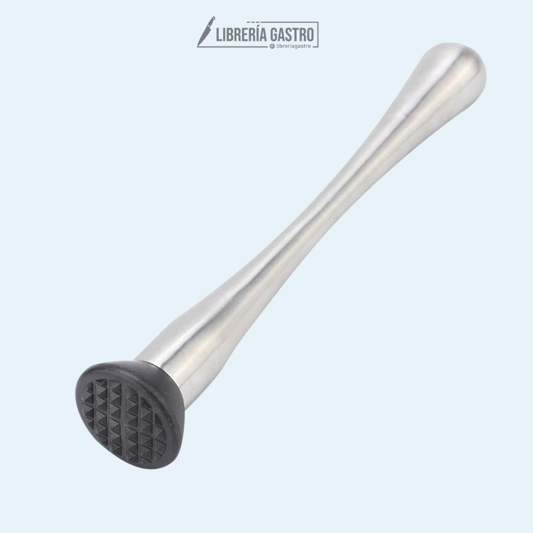 Mortero Premium de acero inoxidable.