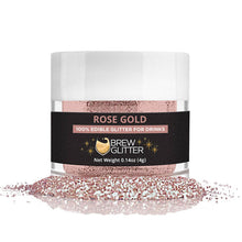 Cargar imagen en el visor de la galería, Brew Glitter oro rosa 4 g | Brillo de bebida de cóctel