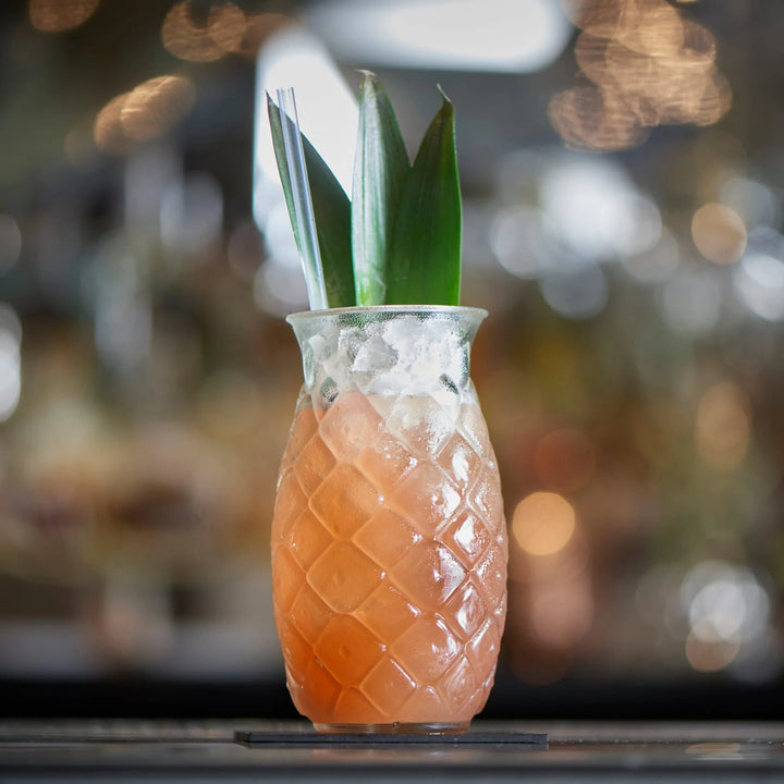 Tiki Vaso Estilo Piña 502 ml. / 17 oz
