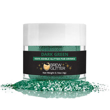 Cargar imagen en el visor de la galería, Dark Green Brew Glitter | Cocktail Beverage Glitter