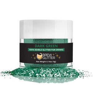Dark Green Brew Glitter | Cocktail Beverage Glitter