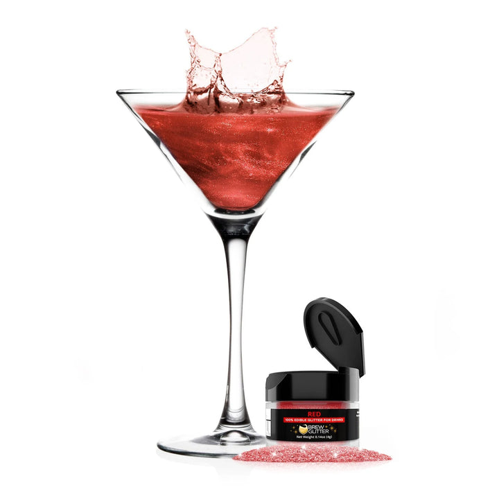 Red Brew Glitter 4g | Cocktail Beverage Glitter