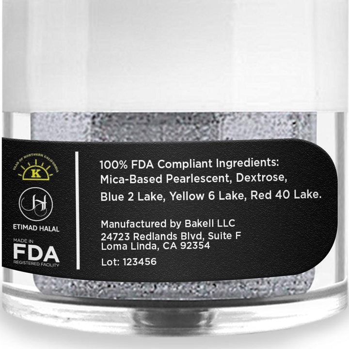 Brew Glitter silver 4 g | Brillo de bebida de cóctel