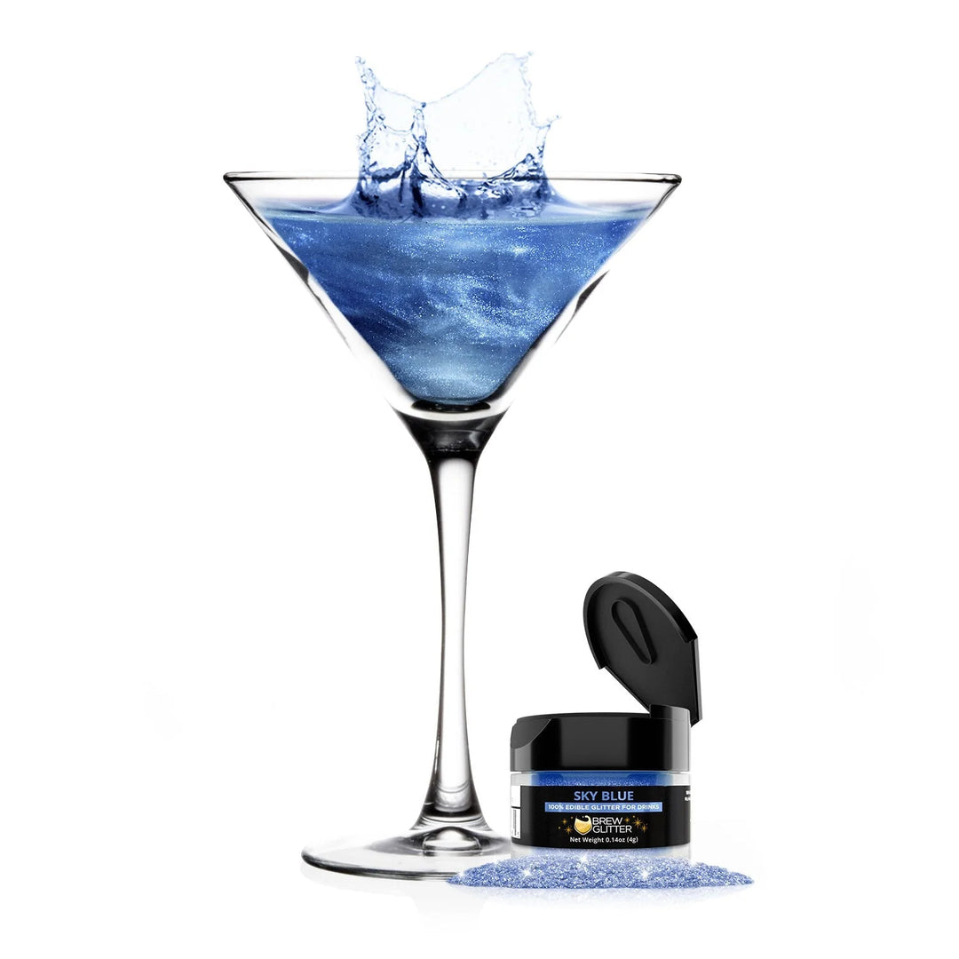 Sky Blue Brew Glitter 4 g| Cocktail Beverage Glitter