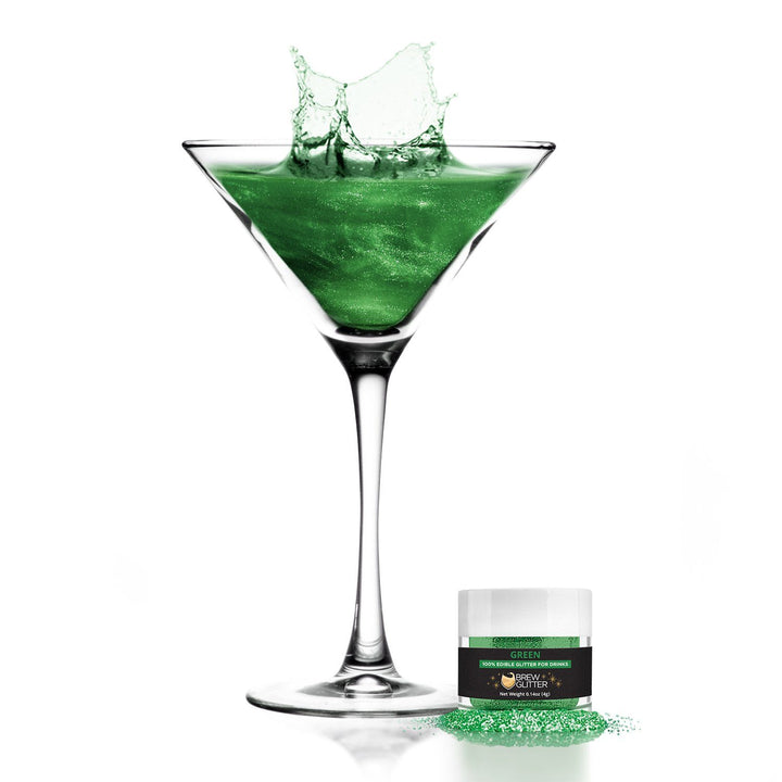 Green Brew Glitter 4g | Cocktail Beverage Glitter