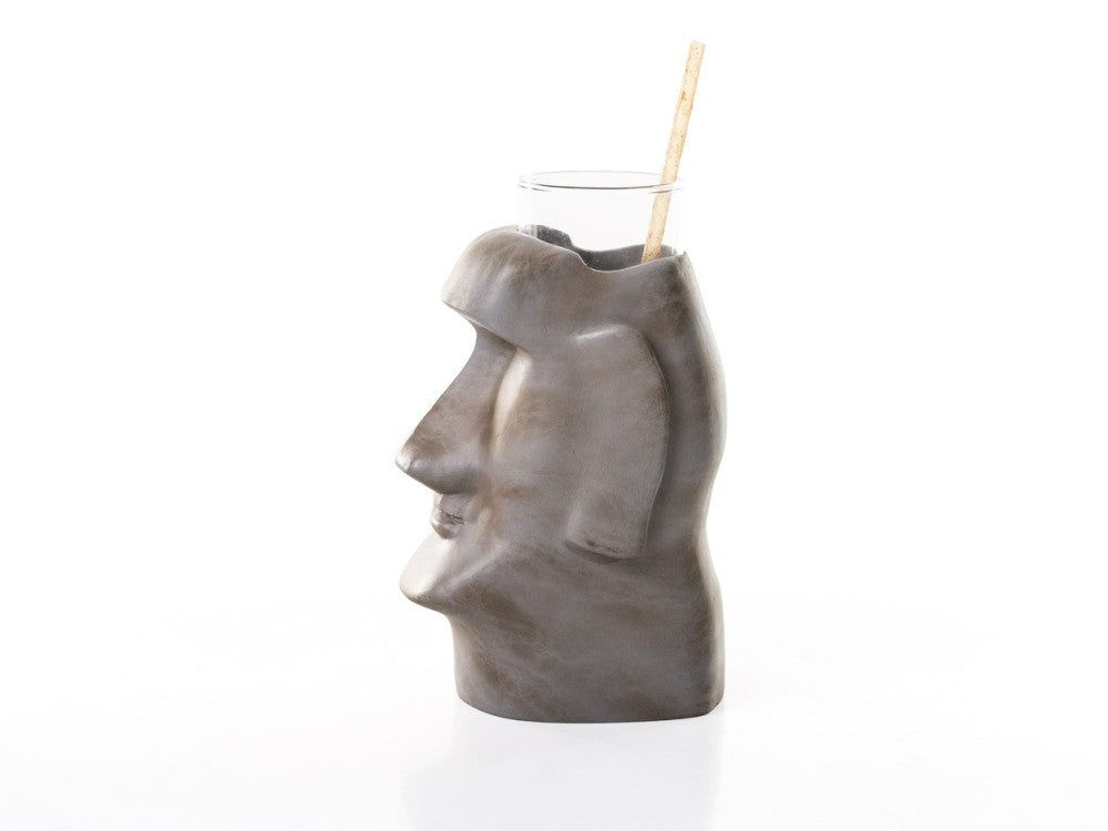 Vaso Moai, con vaso 300 ml.