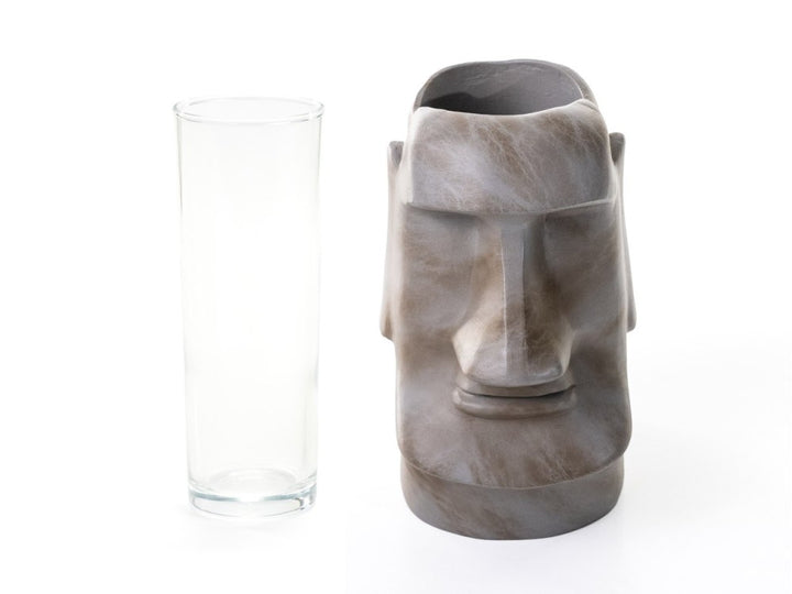 Vaso Moai, con vaso 300 ml.