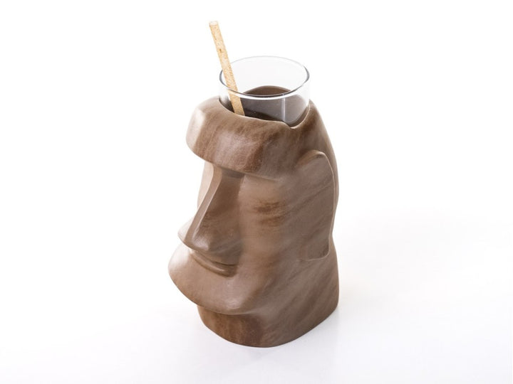 Vaso Moai, con vaso 300 ml.