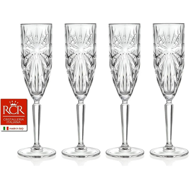 Copas Oasis Flauta RCR 157ml Set x6 (5.3oz)