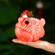 Cargar imagen en el visor de la galería, Tiki creativa de piraña 3D  660ml, flujo de pescado aterrador, TIKI, sirena.