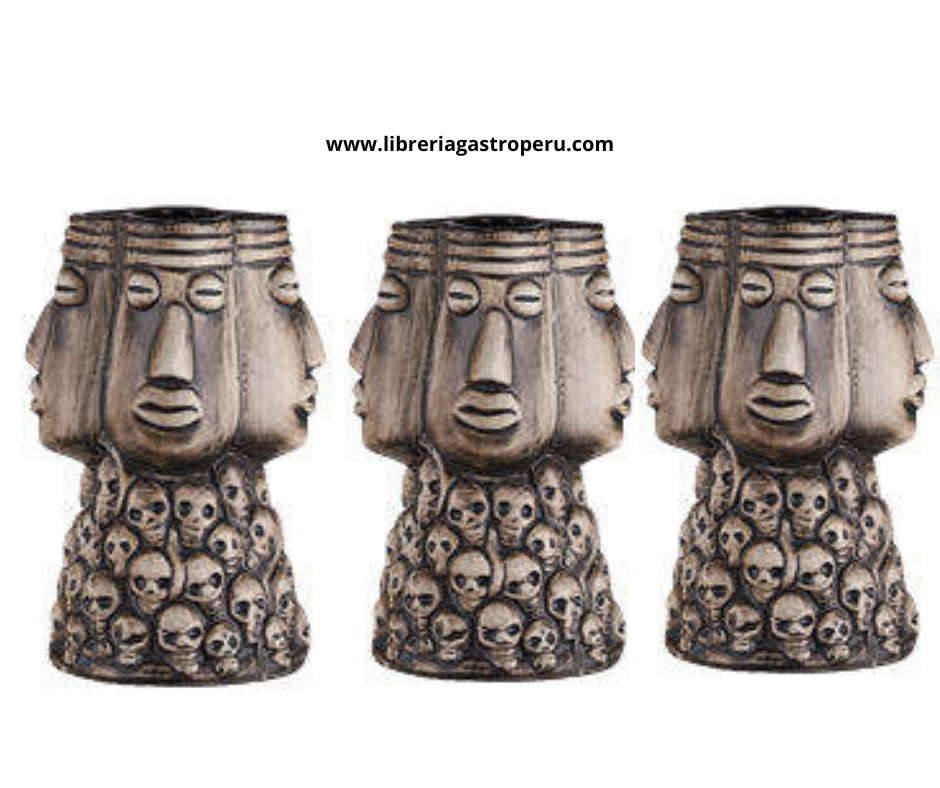 Taza Tiki 'Head Stack' 400ml