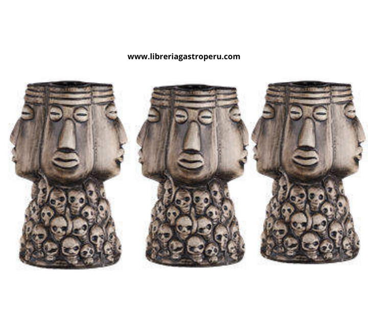 Taza Tiki 'Head Stack' 400ml