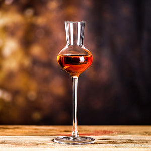 Vaso de cristal con olor de Whisky de Escocia, copa de vino con Aroma de tulipán, cristal de Degustación Profesional, 140ml