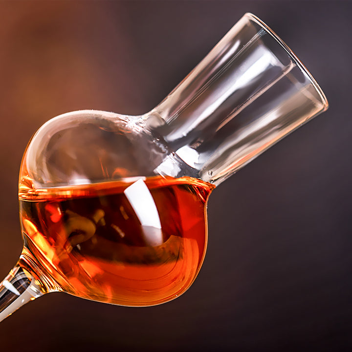 Vaso de cristal con olor de Whisky de Escocia, copa de vino con Aroma de tulipán, cristal de Degustación Profesional, 140ml