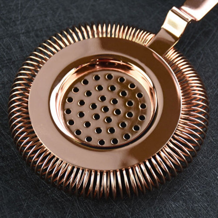 Colador gusanillo, de lujo colador de acero inoxidable chapado en cobre