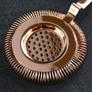 Colador gusanillo, de lujo colador de acero inoxidable chapado en cobre