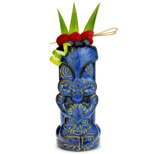 Ceramic Duece Tiki Mug 520ml (color negro)
