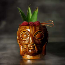 Cargar imagen en el visor de la galería, Ceramic Bora Tiki Mug 600ml.