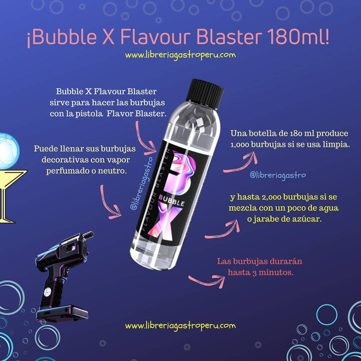 1 Botella Bubble Mixture - Bubble X (180ml)  FLAVOUR BLASTER