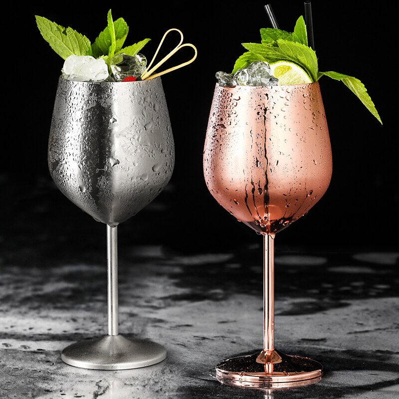 Copa Vino Enchapado Cobre 500 ml