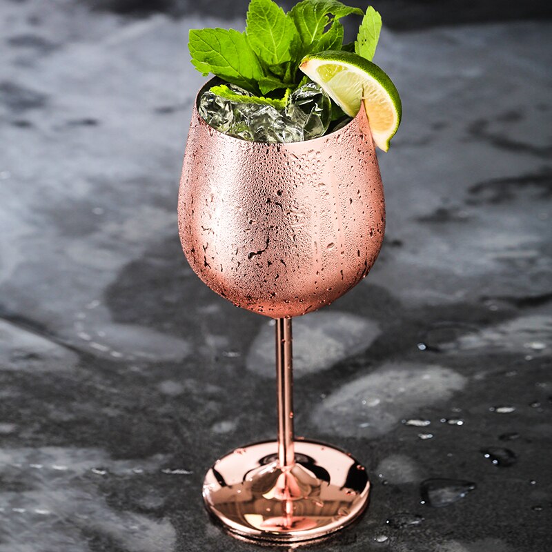 Copa Vino Enchapado Cobre 500 ml