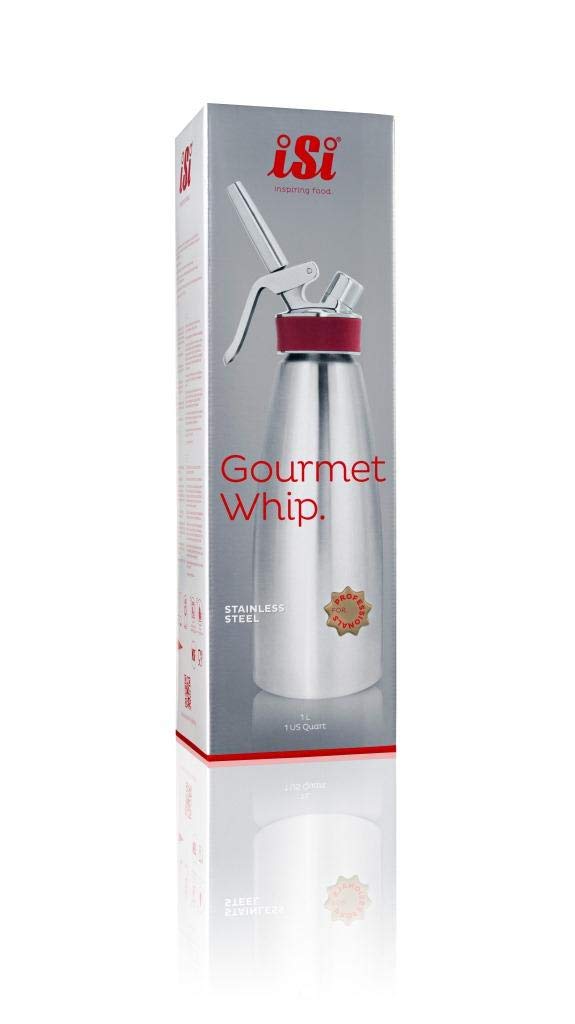 iSi ISI Crema Whipper Gourmet Whip 1.0 lt -acero inoxidable