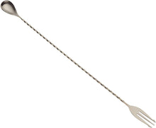 Cargar imagen en el visor de la galería, Cuchara De Barra De Acero Inoxidable Con Tenedor 30cm