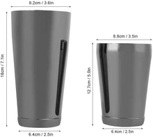 Cargar imagen en el visor de la galería, Boston Shaker Coctelera, Herramienta de barra de acero inoxidable NEGRO 18/28 oz.