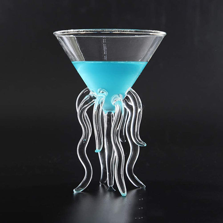 Copa Martini cristal creativo medusas 100ml.