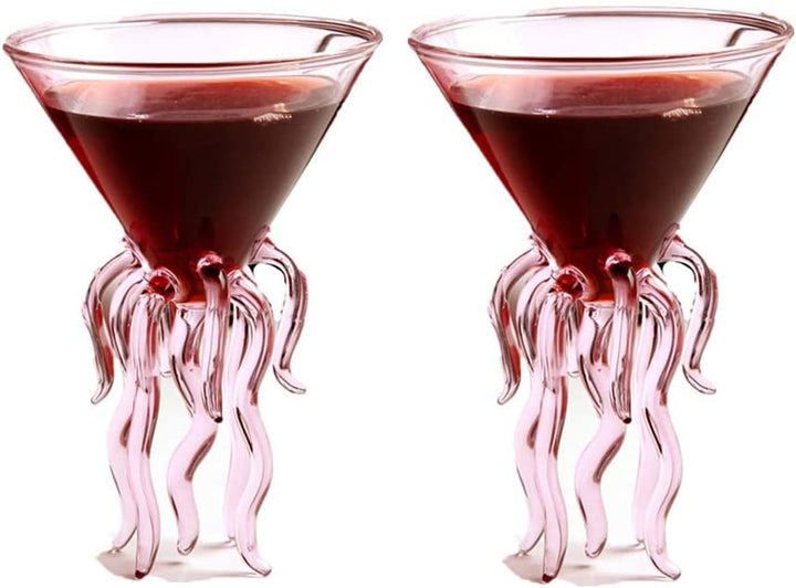 Copa Martini cristal creativo medusas 100ml.