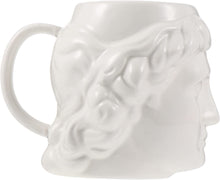 Cargar imagen en el visor de la galería, Taza de cerámica David Head 400ml, escultura romana.