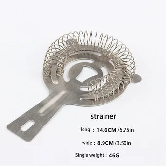 Kit Barman Acero Inoxidable 10 piezas con soporte