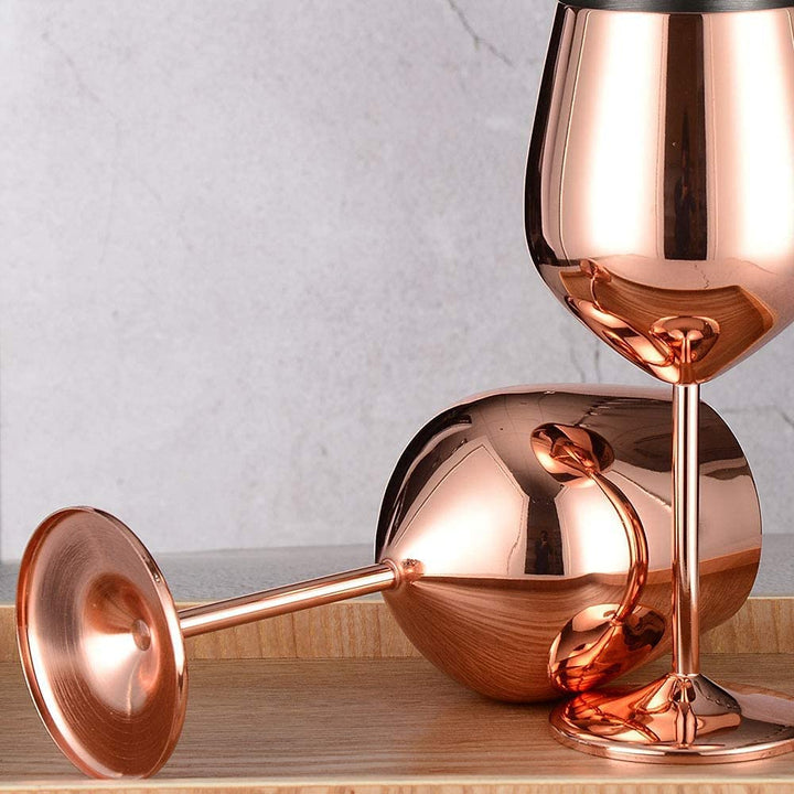Copa Vino Enchapado Cobre 500 ml