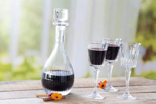 Cargar imagen en el visor de la galería, Decantador de vino redondo atemporal Crystal Glassware, 90 CL / 900 ML