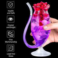 Cargar imagen en el visor de la galería, Creativa cóctel de Vampiro, 370ml, transparente con popote integrado.