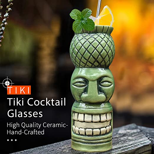 TIKI MUG Handmade 650ml CERAMIC 65CL