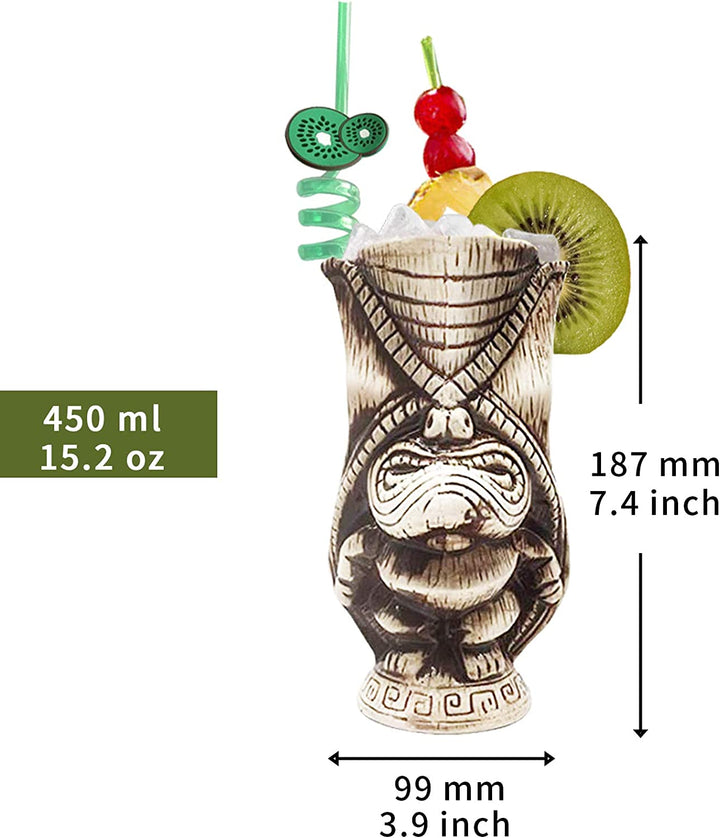 Tiki Mugs, Taza de cerámica Toscano Lono Tiki, 450 ml.