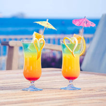 Cargar imagen en el visor de la galería, Púas de cóctel para paraguas de bebida, paquete a granel de 144 PCS selecciones de fiesta de decoración tropical con sombrilla, sombrillas de cóctel para bebidas, bares Tiki, pícnics, decoración de pasteles.