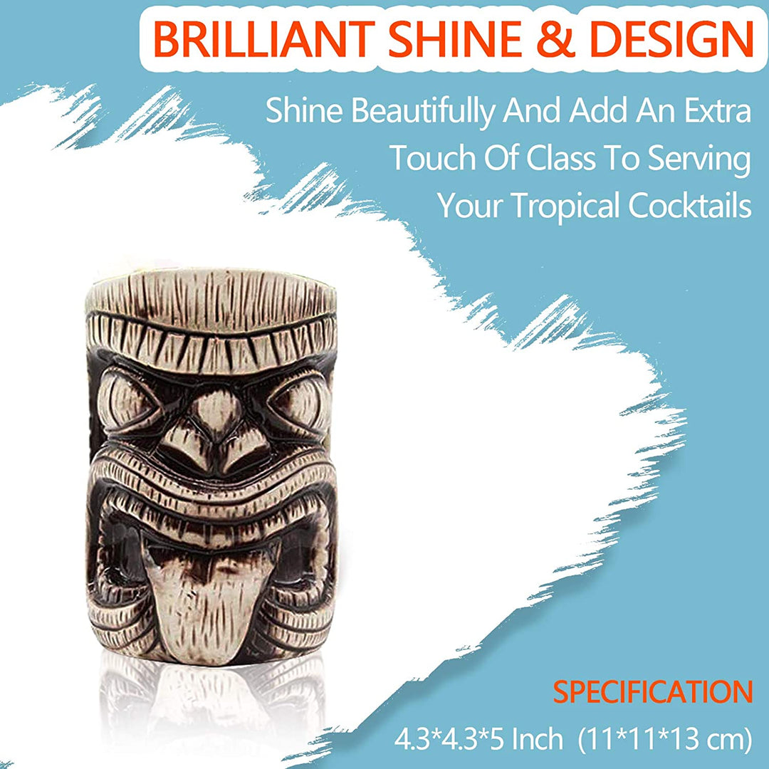 Ceramic Toscano Lono Tiki Mug 450ml