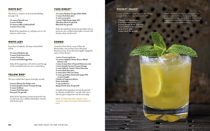 The New Craft of the Cocktail