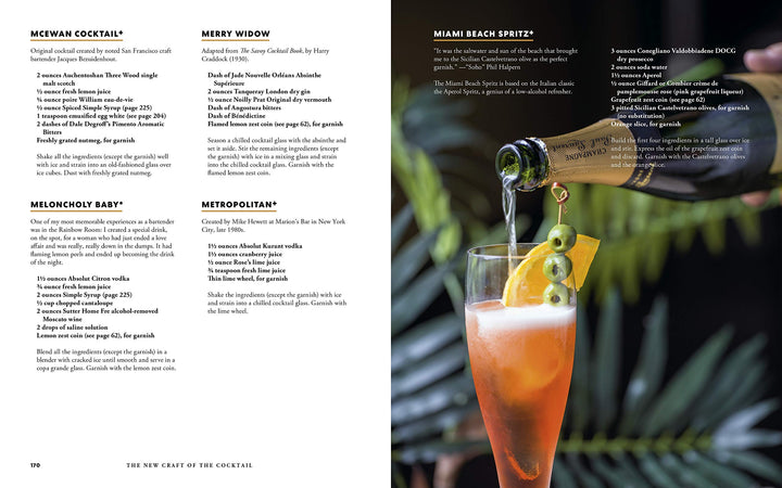 The New Craft of the Cocktail