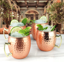 Cargar imagen en el visor de la galería, Moscow SET DE 4 Mule-taza, martillada.